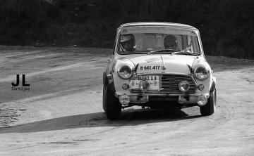 Enric Palacios – Josep Maria Fornells (Mini 1275). Rallye 2000 Virajes 1970 (Foto: José Luis Cortijos)